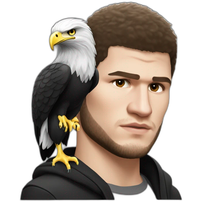Khabib nurmagomedov with eagle emoji