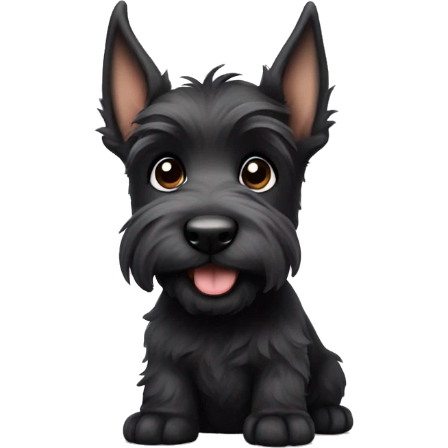 Scottish terrier puppy emoji