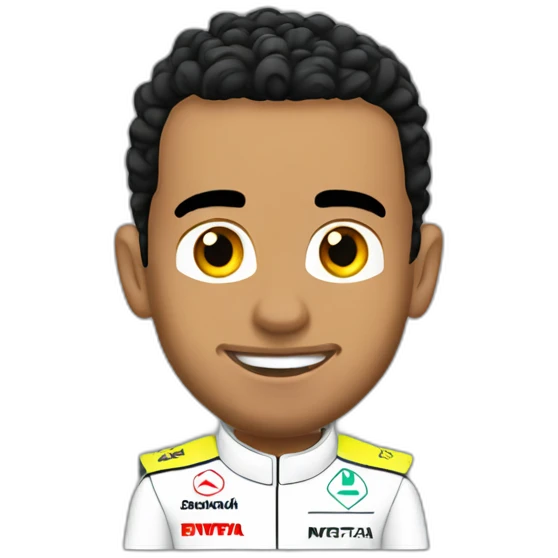 Lewis Hamilton in f1 emoji