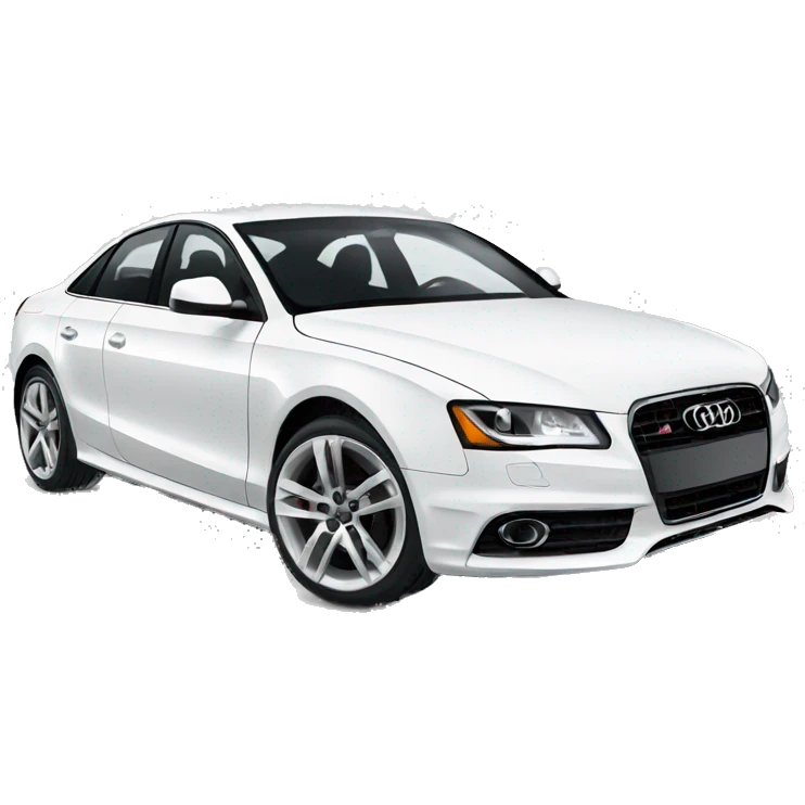 White Audi emoji