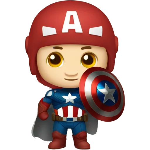 Captain America with shield  emoji