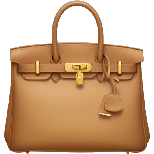 Tan Birkin bag emoji