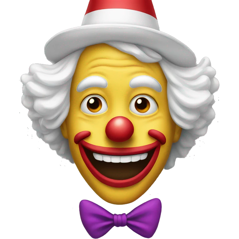 Clown face emoji