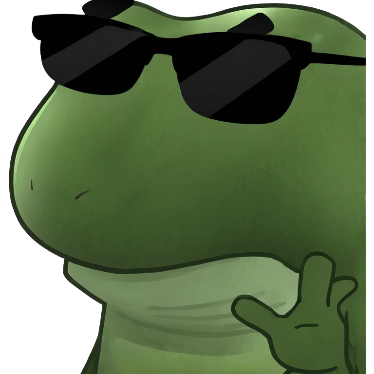 Trump with sunglasses  emoji