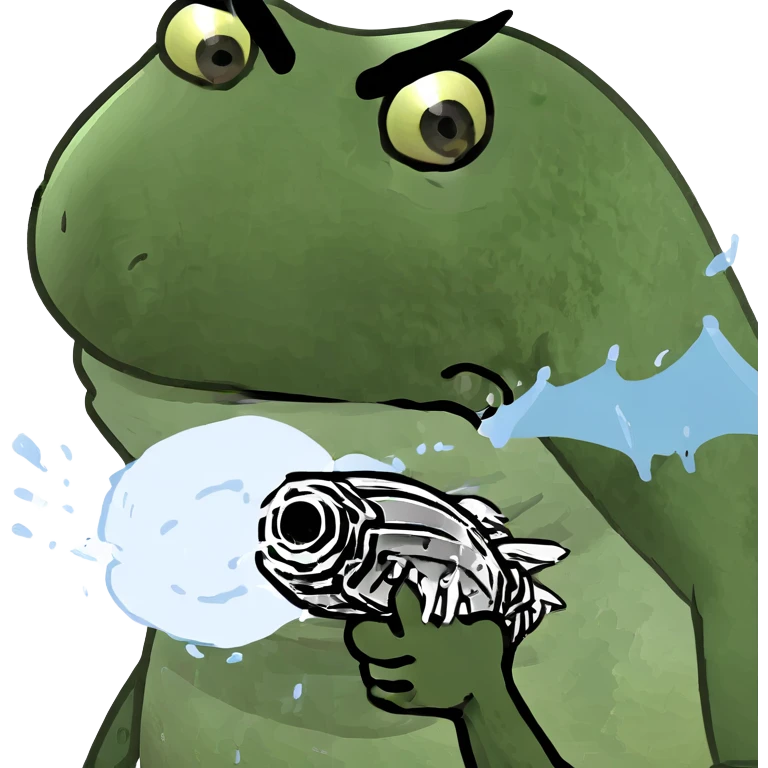 Fearsome turtle with spiked shell, large dragon wings, prominent fangs, sharp claws, shooting water and steam emoji