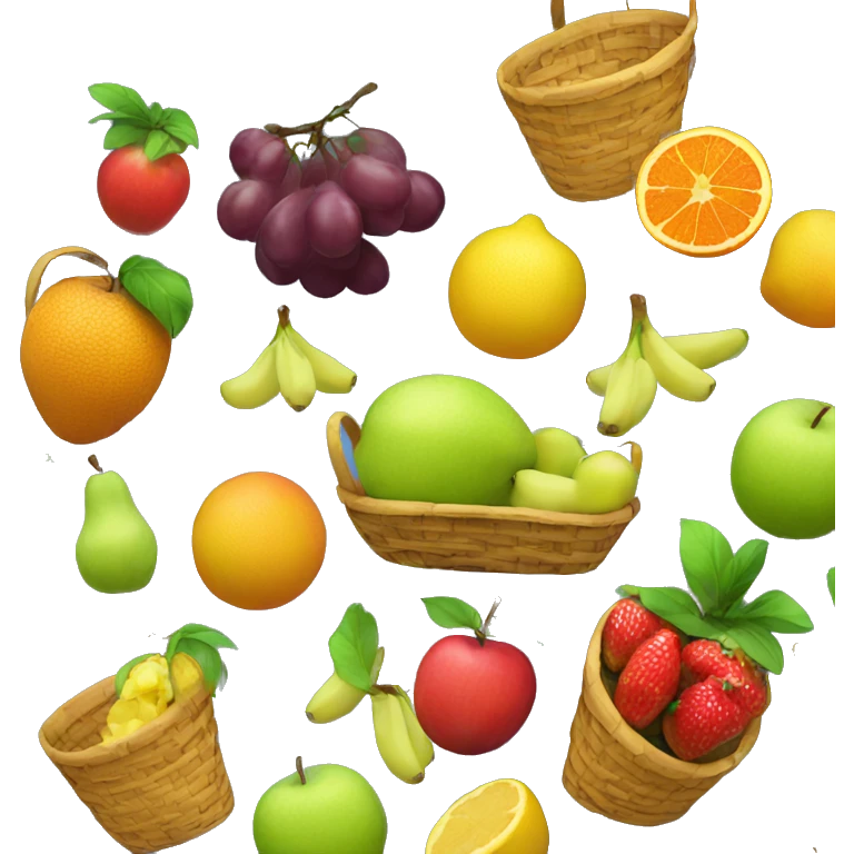 Fruit basket  emoji