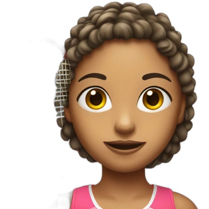 Tennis girl emoji