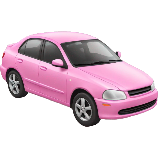 PINK CAR emoji