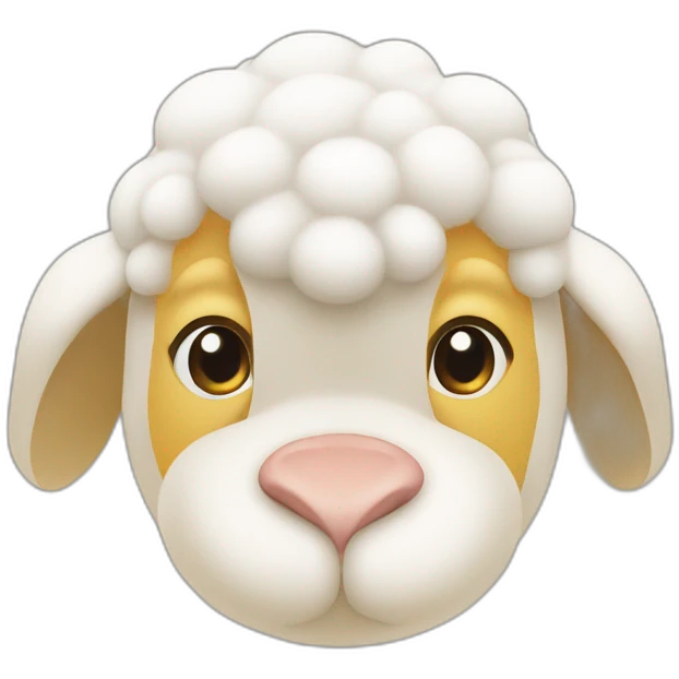 pat de canard avec tete de mouton emoji