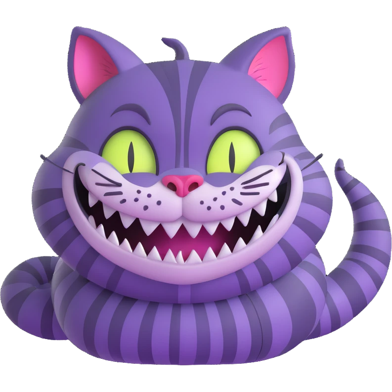 Cheshire Cat from Alice in Wonderland emoji