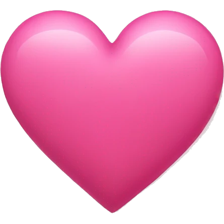 Pink heart emoji