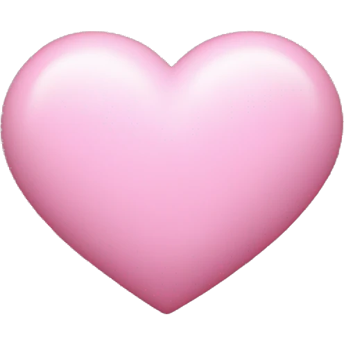 babypink heart shape Saturn emoji