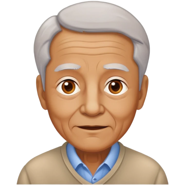elderly man emoji