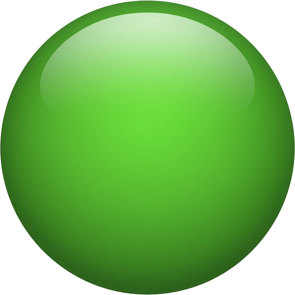 green color circle emoji