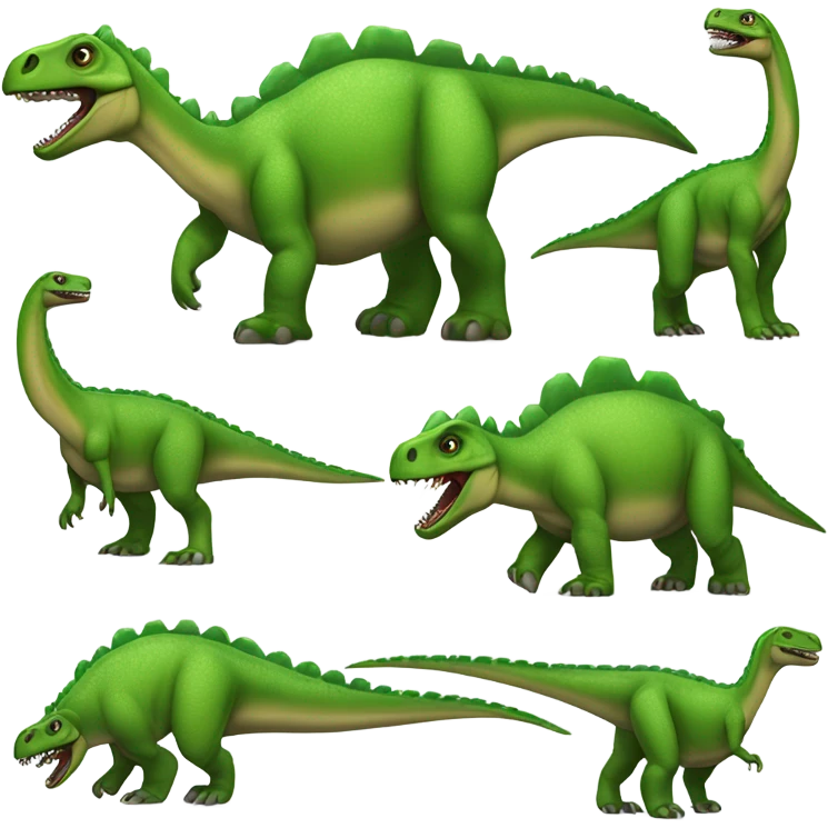green dinosaurs  emoji