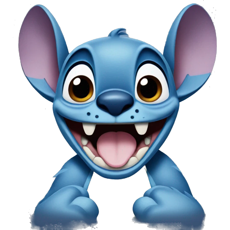disney character stitch  emoji