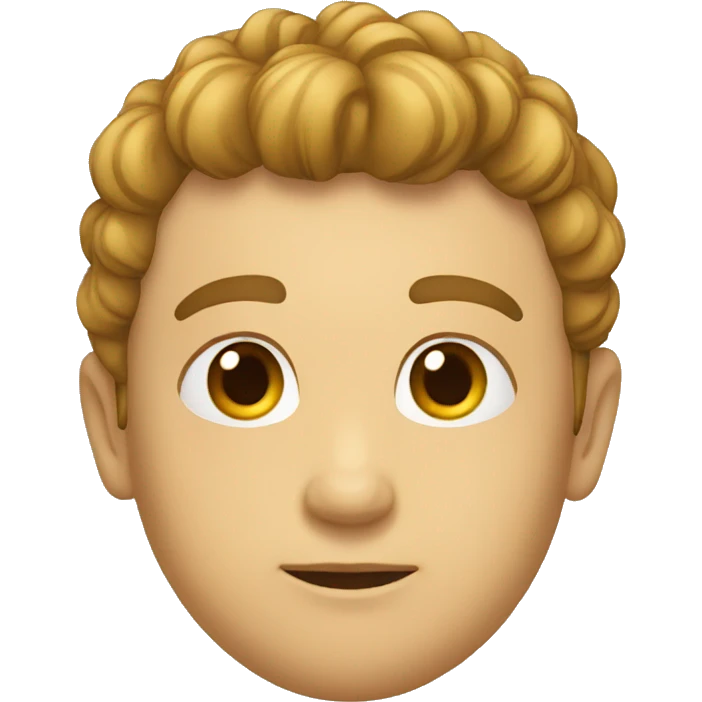 Major and crossed oricular emoji