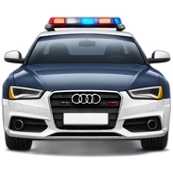 Audi Police car emoji