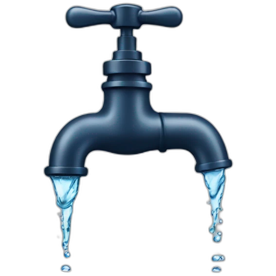 water out of a tap emoji
