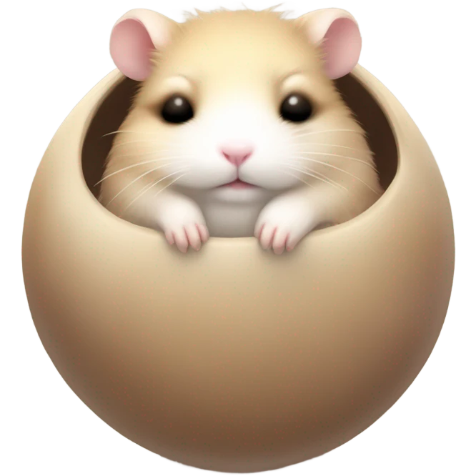 peaceful sleeping hamster emoji