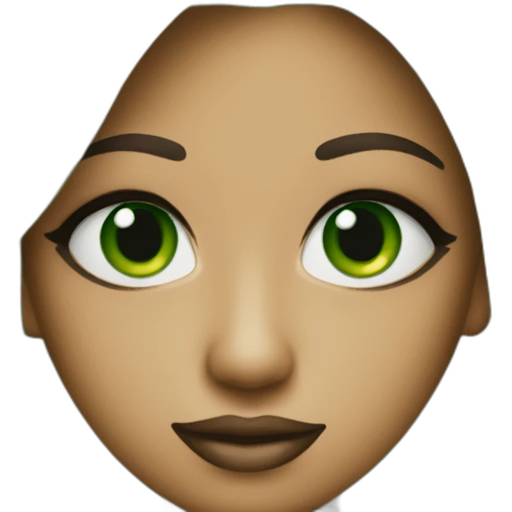 green checkmark emoji wearing makeup emoji