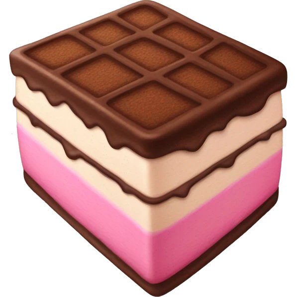 neopolitan icecream sandwich emoji