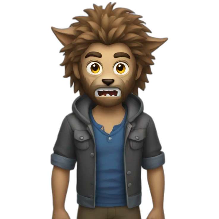 Werewolf emoji