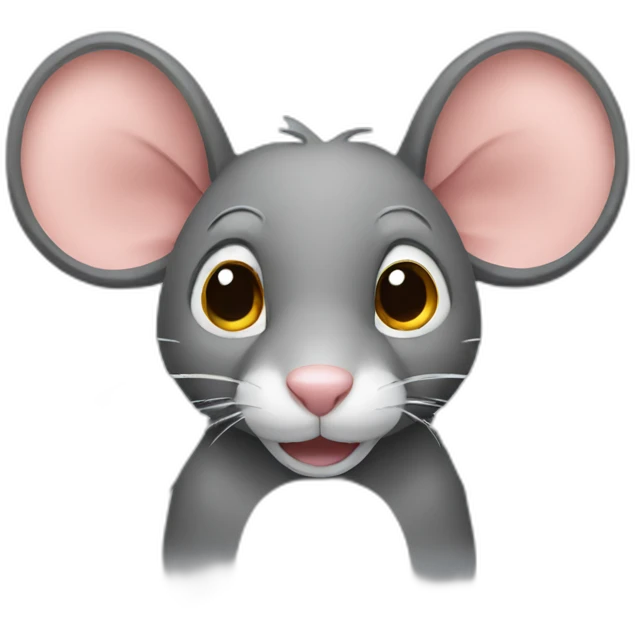 Rat holding his ears emoji