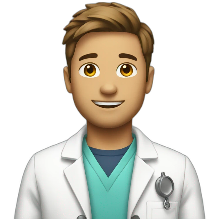 white coat emoji