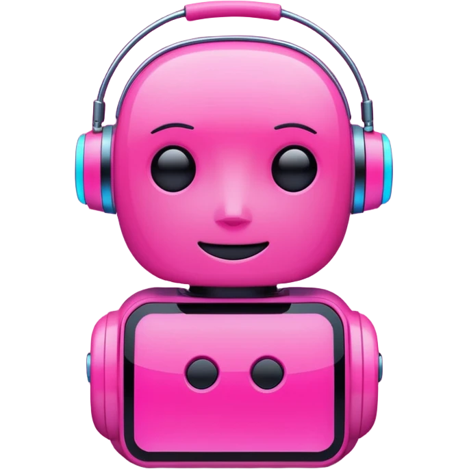 pink chat gpt ai emoji