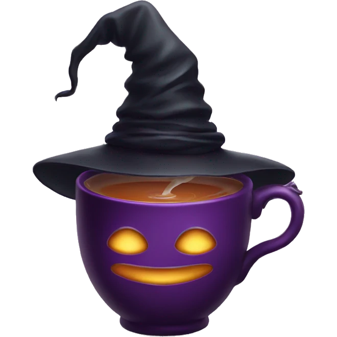 Witchy tea emoji