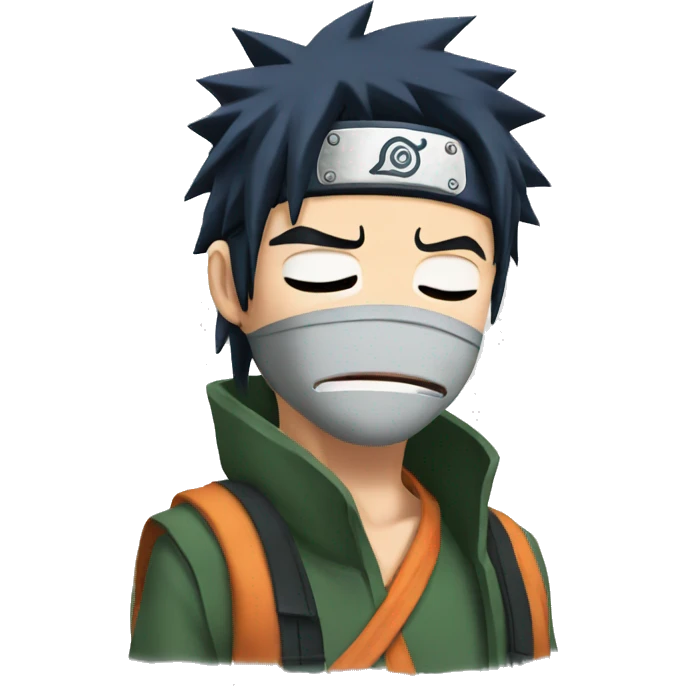 Naruto crying emoji