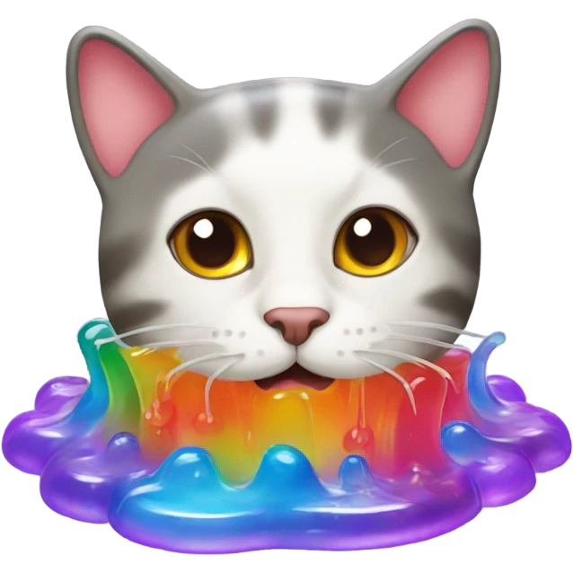 Cat inside jelly emoji