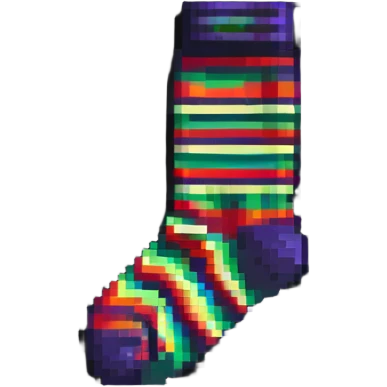 striped sock emoji