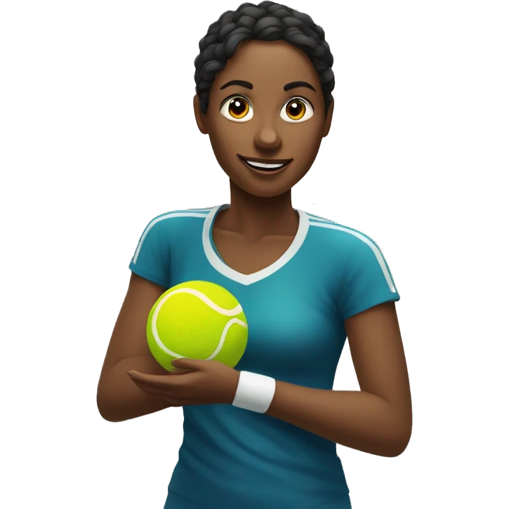 annes with tennis ball emoji