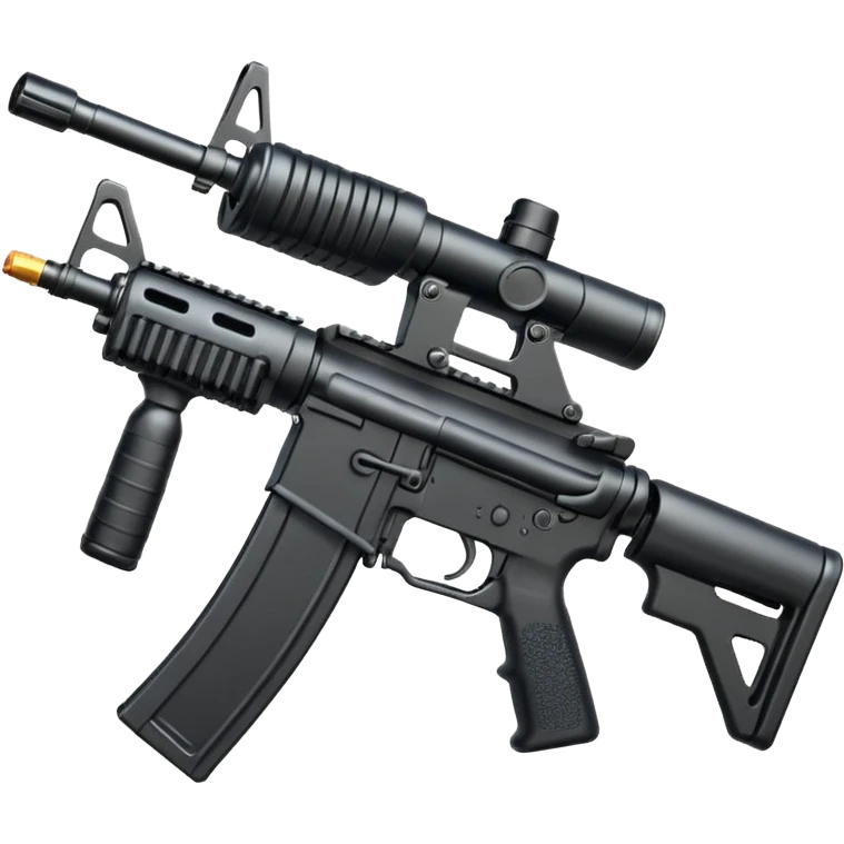ar 15 with gun spray emoji