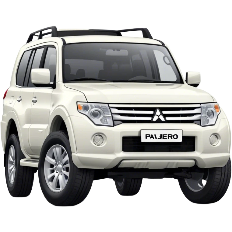 Mitsubishi Pajero - Mitsubishi (Model Year: 2021) (Iconic colour: White) emoji