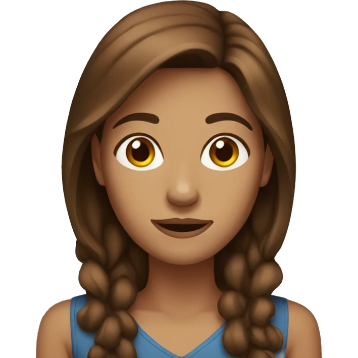 brown haired woman emoji