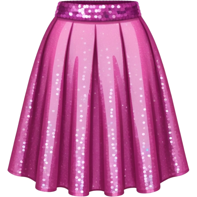pink sparkly skirt emoji