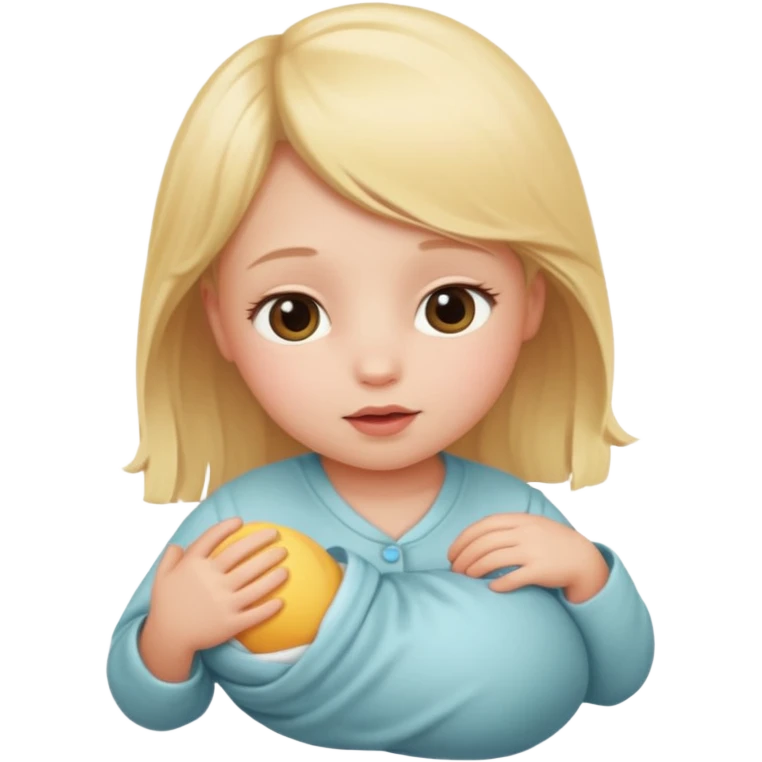 blond newborn emoji