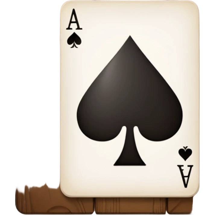 Ace of Spades for stage magic emoji