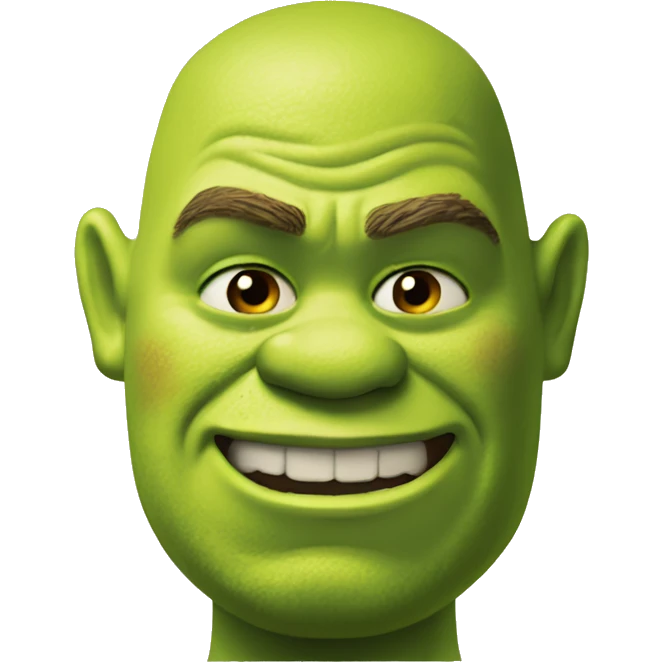 shrek bricked up emoji