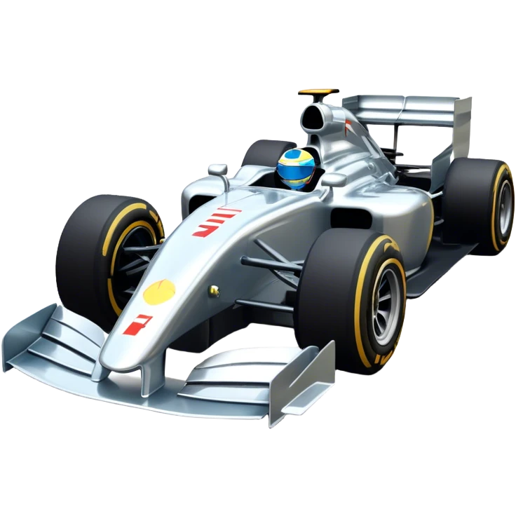Realistic f1 racecar emoji