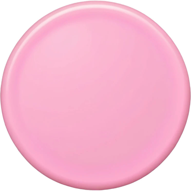 Blank pink circle emoji