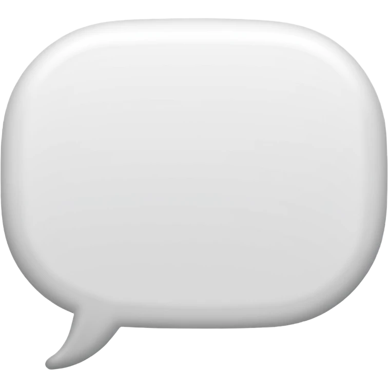 speech bubble emoji