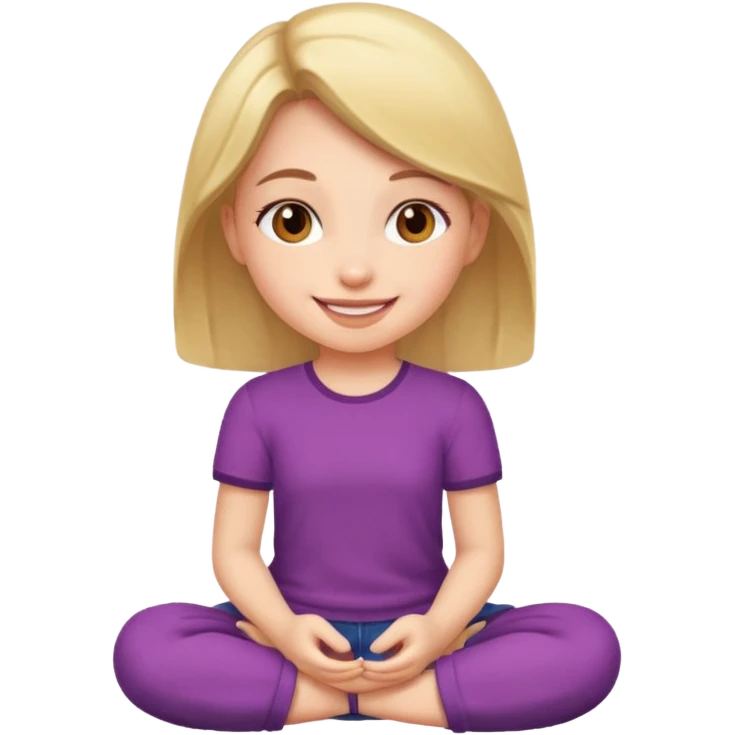 girl sitting emoji