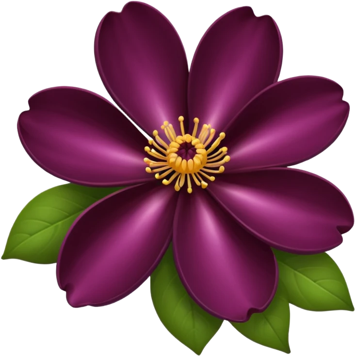 flower emoji color deep plum in 24px size hd emoji