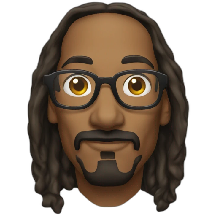 snoop dogg caucasian glasses emoji