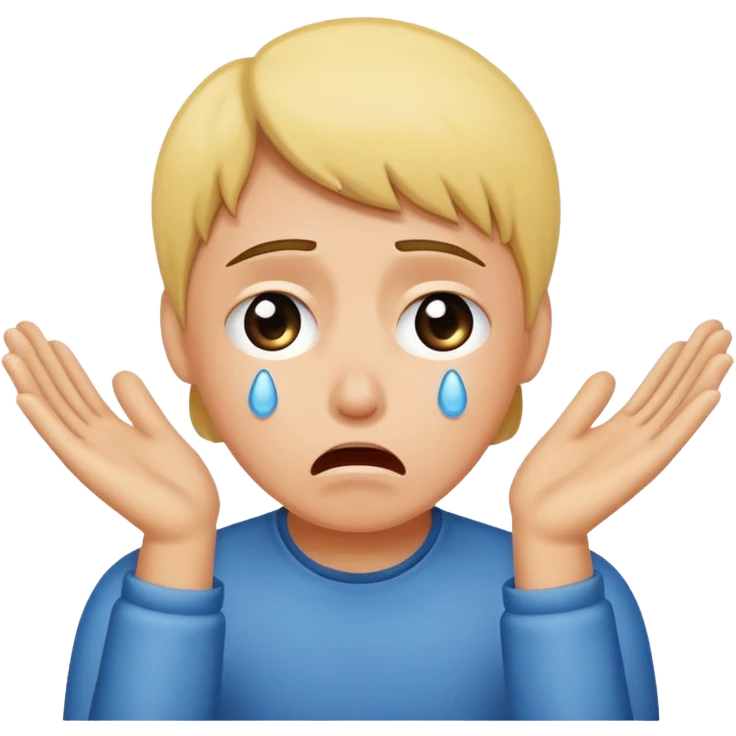 Pleading emoji