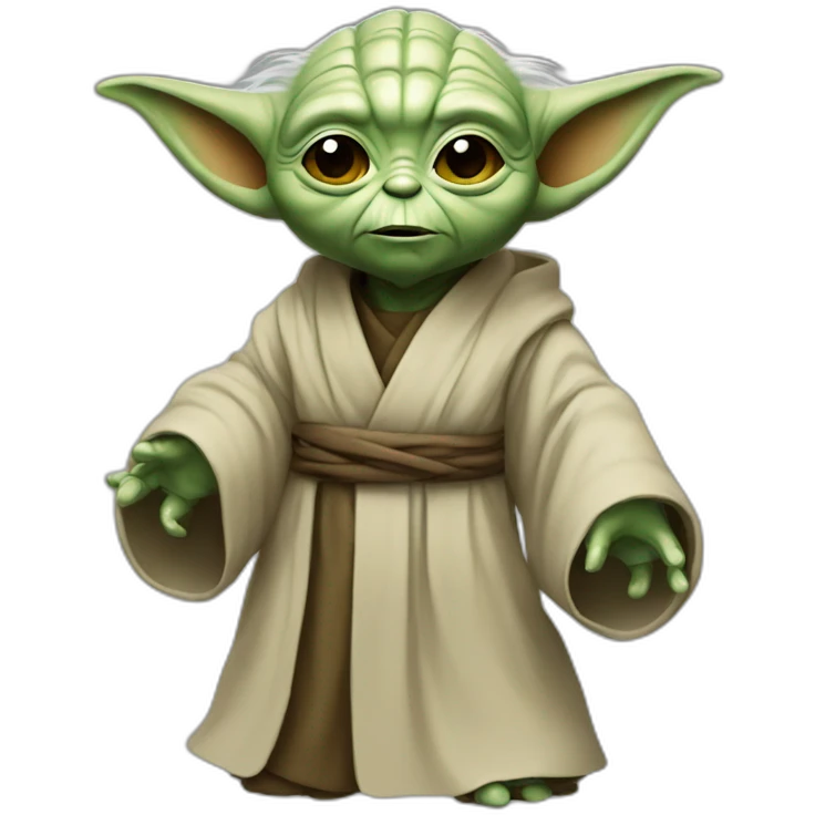 yoda qui se baigne emoji